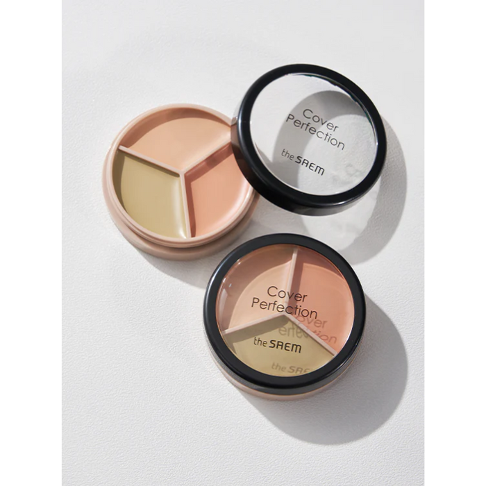 [the SAEM] Cover Perfection Triple Pot Concealer 4.5g*3 (5 Colors)