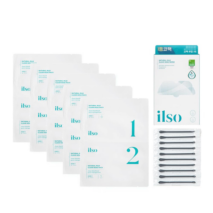 [ilso] Natural Mild Clear Nose Patch 5pcs