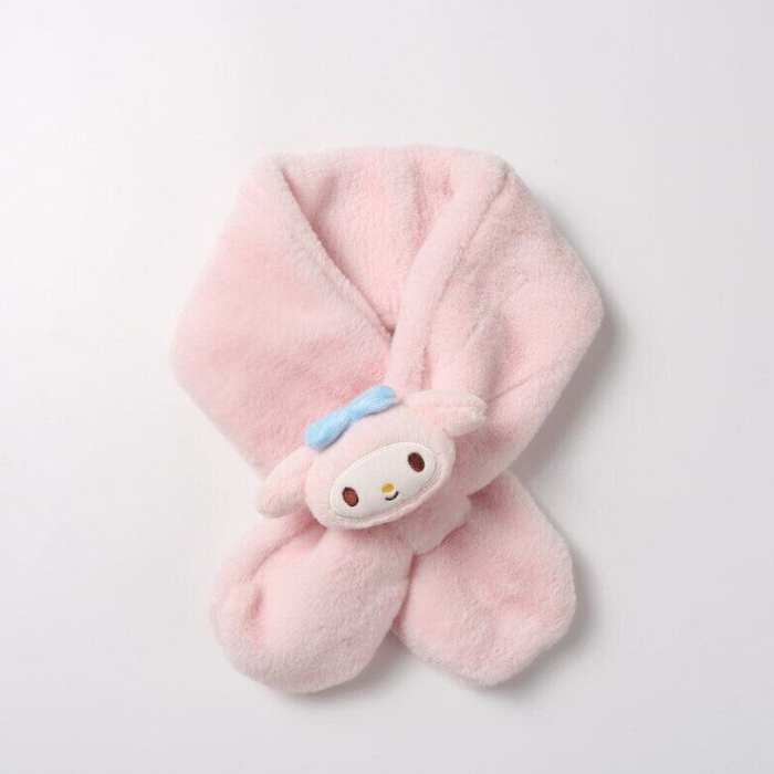 [SANRIO] Plush Pin Scarf