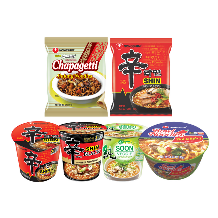 [Nongshim] Variety Pack Ramen, 6 Count