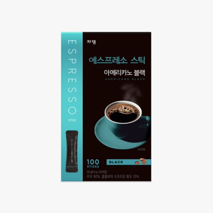 JARDIN] Espresso Stick Americano Black 100 sticks — KollecteUSA
