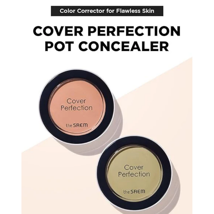 [the SAEM] Cover Perfection Pot Concealer 6g (5 Colors)