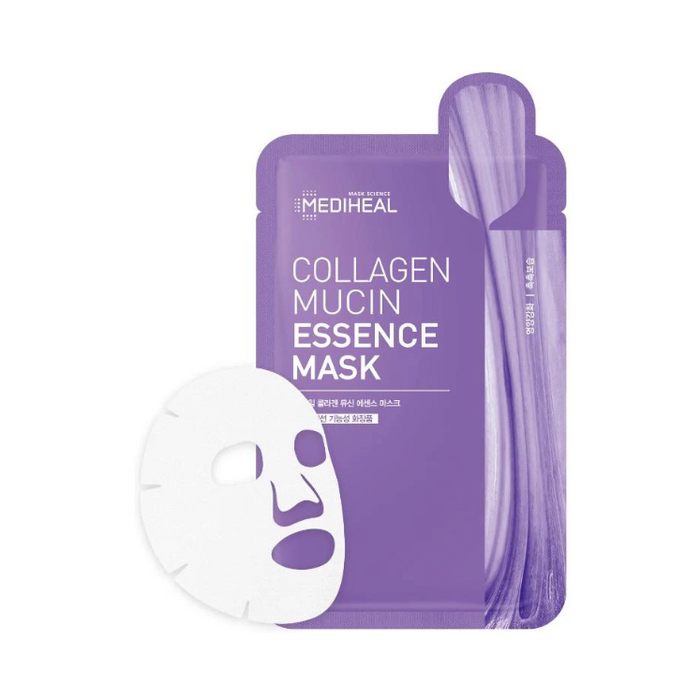 [MEDIHEAL] Collagen Mucin Essence Mask (5pcs)