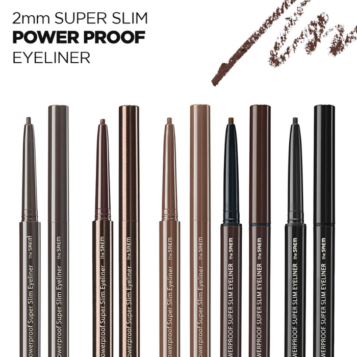 [the SAEM] Eco Soul Powerproof Super Slim Eyeliner (5 Colors)