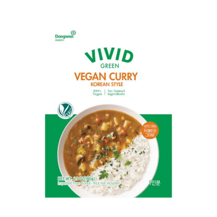 [Dongwon] Vivid Green Vegan Curry 180g x 3 Pack