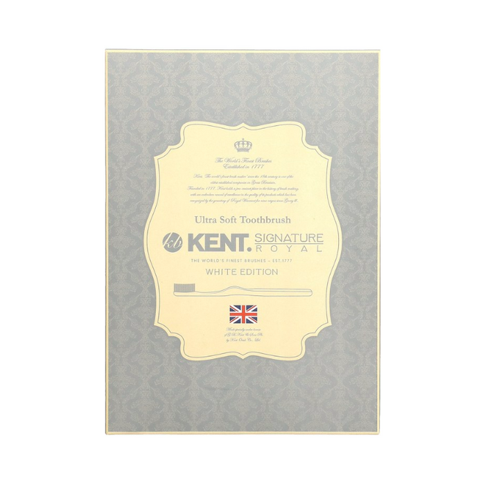 [KENT] Signature Royal Ultra Soft Toothbrush - White Edition (Pack of 5)