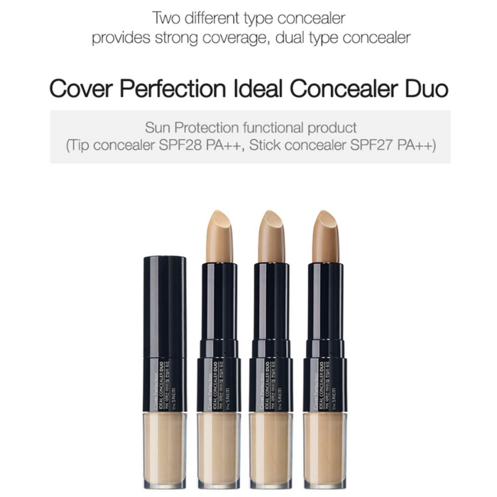 [the SAEM] Cover Perfection Ideal Concealer Duo (3 Colors)