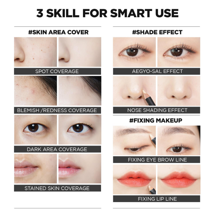 [the SAEM] Cover Perfection Concealer Pencil 2.5g (7 Colors)