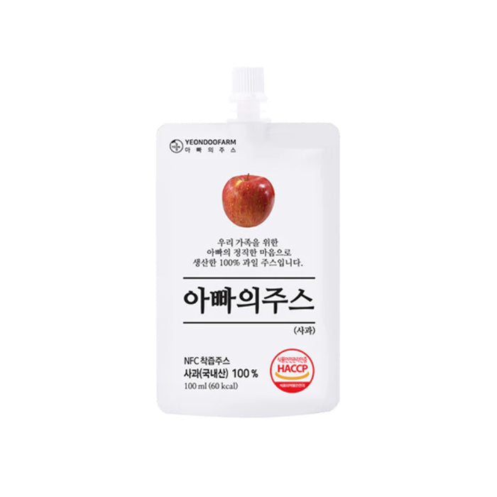 [YEONDOO FARM] Papa's Apple Juice 100ml*10pcs