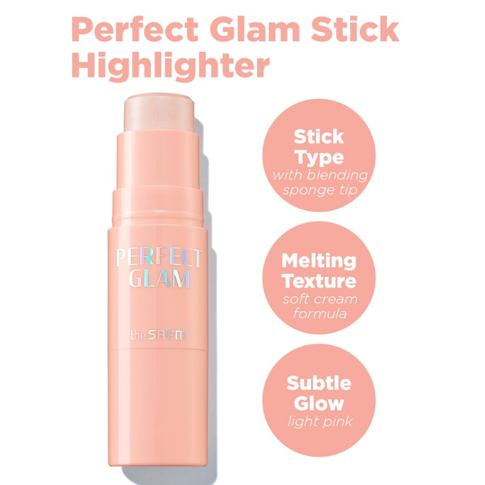 [the SAEM] Perfect Glam Stick Blusher 6g (4 Colors)