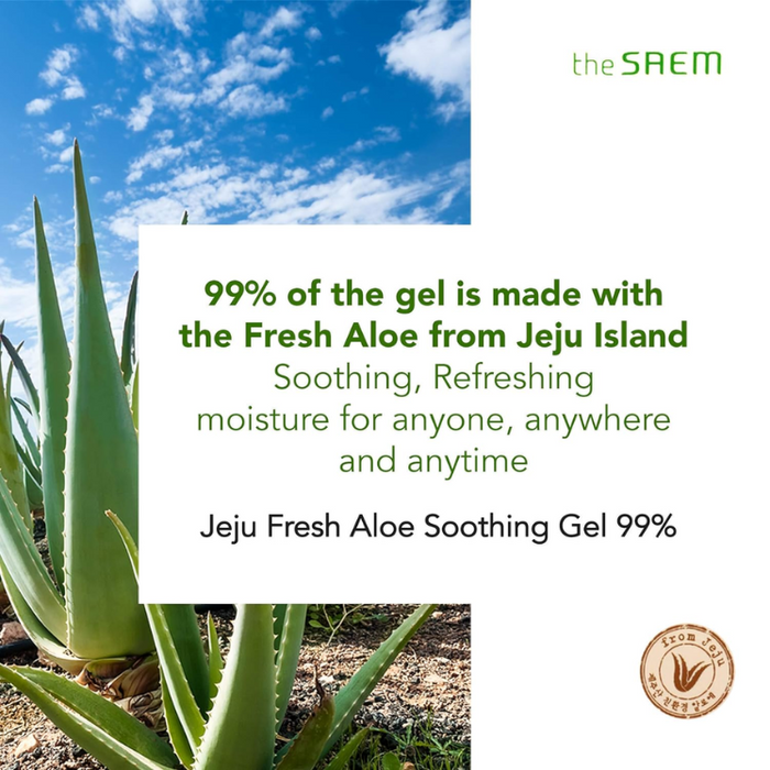 [the SAEM] Jeju Fresh Aloe Soothing Gel 99% (Tube) 300ml