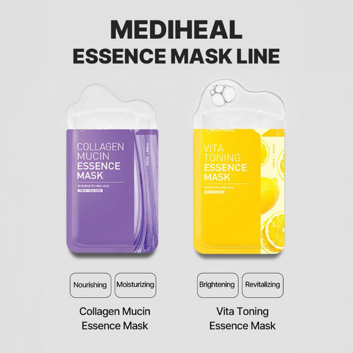 [MEDIHEAL] Collagen Mucin Essence Mask (5pcs)