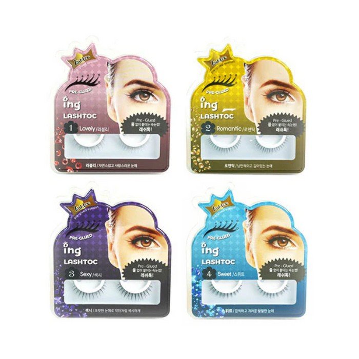 [LashToc] Pre-Glued Reusable Eyelash 1pcs/3pcs