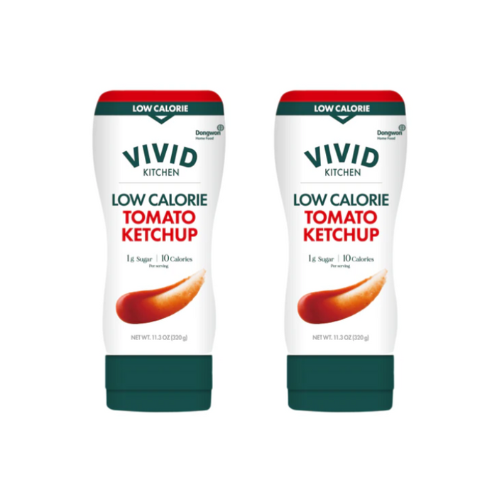 [Dongwon] Vivid Kitchen Low-Calorie Tomato Ketchup 320g x 2PC