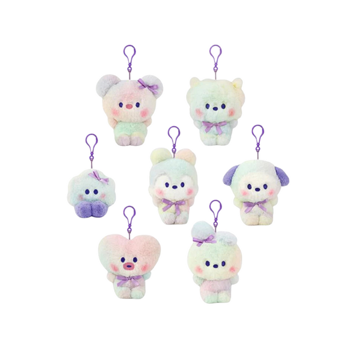 [BT21] Minini Rainbow Plush Keyring