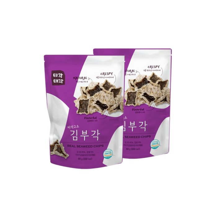 [TIGAKTEGAK] Seaweed Crisps 60g x 2