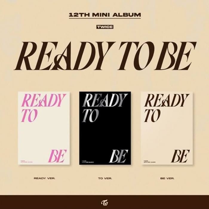 TWICE - 12th Mini Album [READY TO BE] (Random)