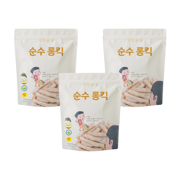 [ALLBARM] Brown Rice Stick - Plain (3pcs)