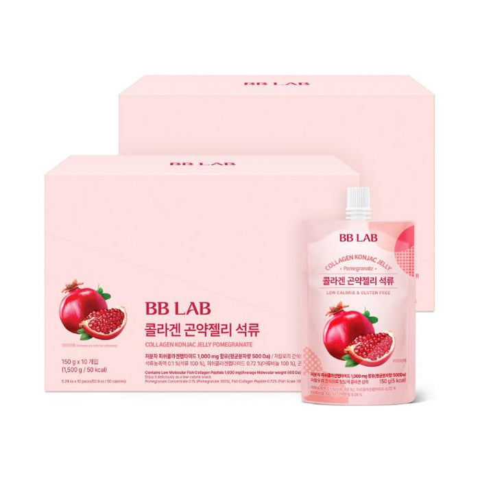 [Nutrione] BB LAB Collagen Konjac Jelly Pomegranate 150g*10 Packs