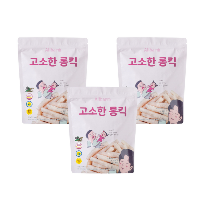 [ALLBARM] Brown Rice Stick - Sesame (3pcs)