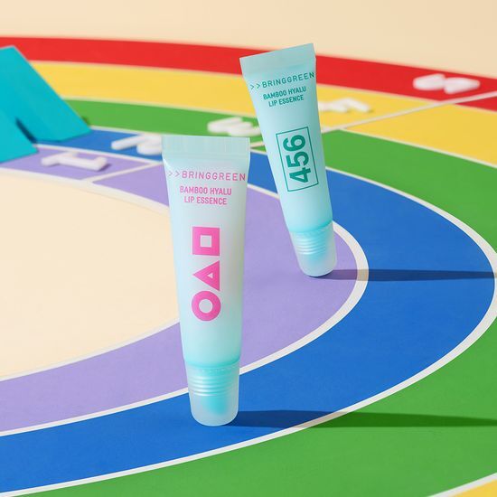 Squid Game x BRINGGREEN] Bamboo Hyalu Lip Essence Double Set