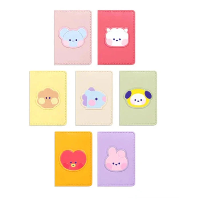 [BT21] Minini Leather Patch Card Case