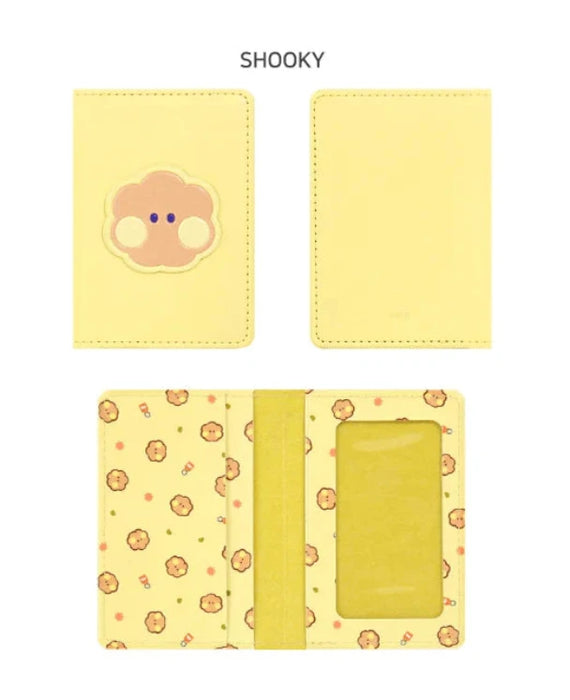 [BT21] Minini Leather Patch Card Case