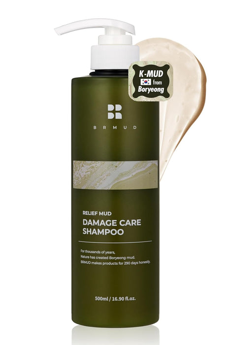 [BRMUD] Relief Mud Clay Damaged Care Shampoo (16.9 fl oz)
