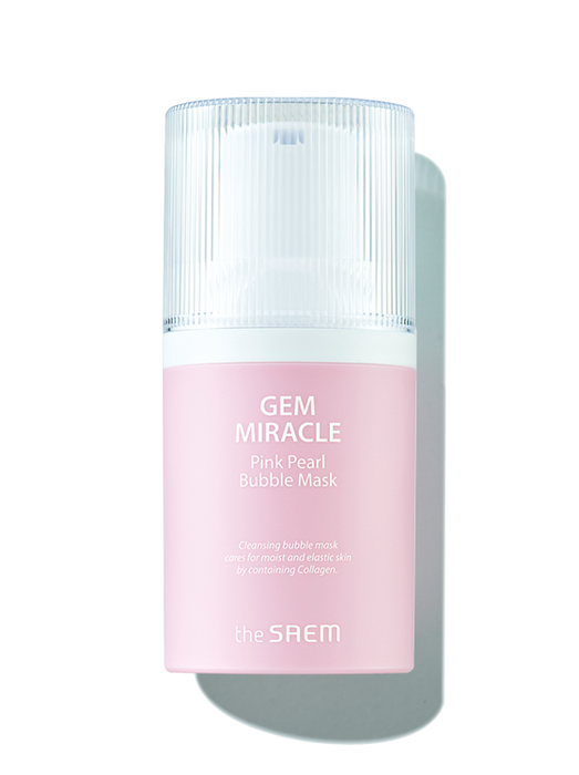 [the SAEM] Gem Miracle Pink Pearl Bubble Mask 50g