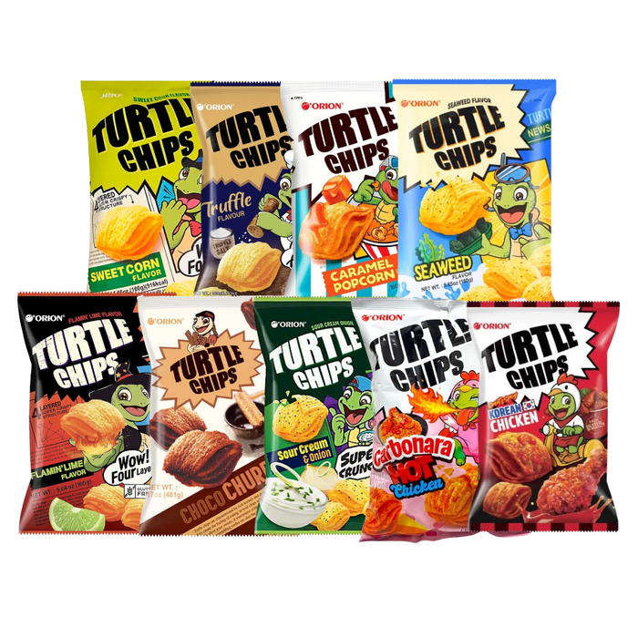 [Orion] Turtle Chips (9 flavors) 160g
