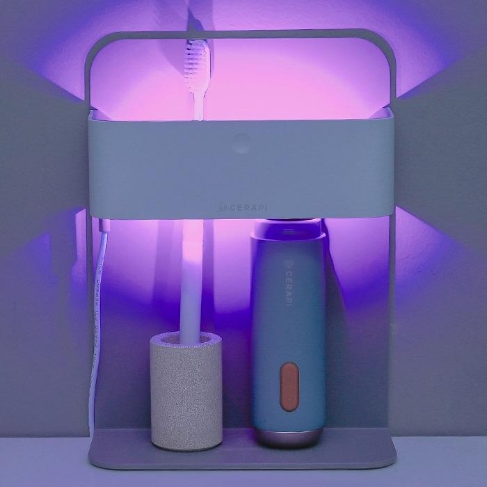 Zero Bacteria UV Sterilizer + Electric Cleanser