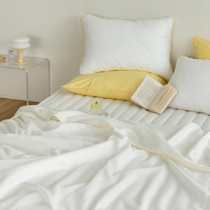 [SSUEIM] Creamy Bamboo Seersucker Summer Bedding S/Q 4 Colors