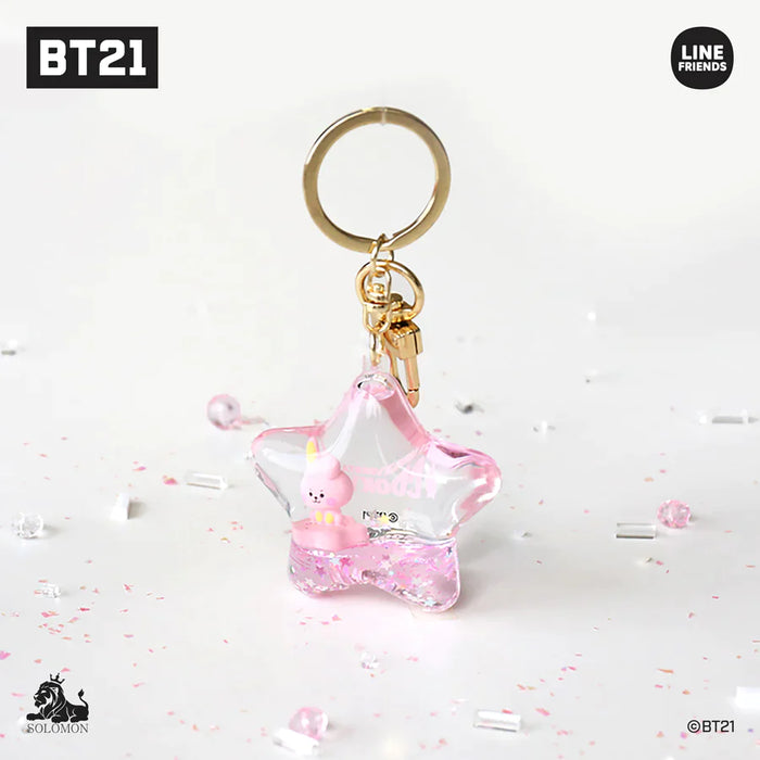 [BT21] Acrylic Glitter Key Holder
