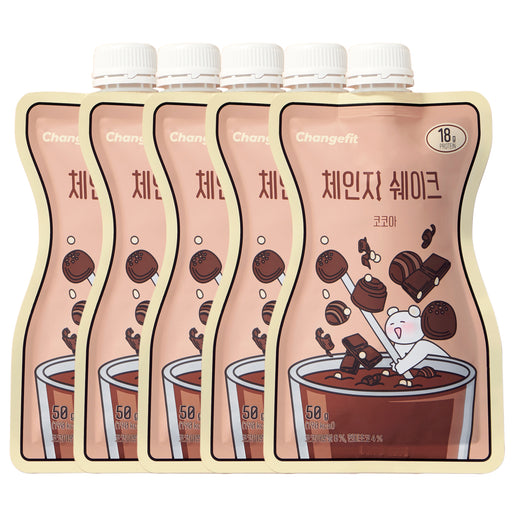 Changefit Protein Shakes-Cocoa 5 Pouches | Korean Snacks