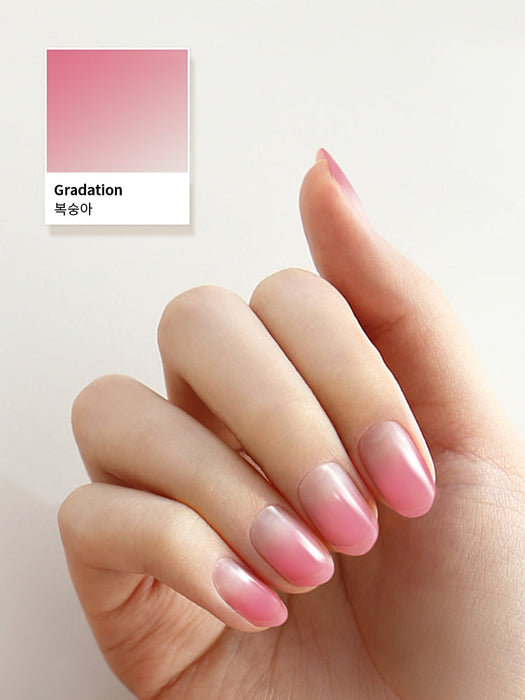 [BellaNella] Nail Sticker - Peach BUY 1 GET 1