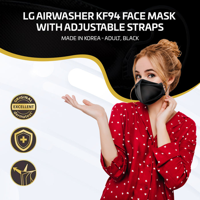 LG Airwasher KF94 Black Style Adjustable(Black-Adult)