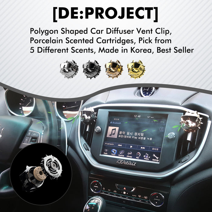 [De:Project]De:Bull Car Diffuser Vent Clip with Porcelain Cartridges