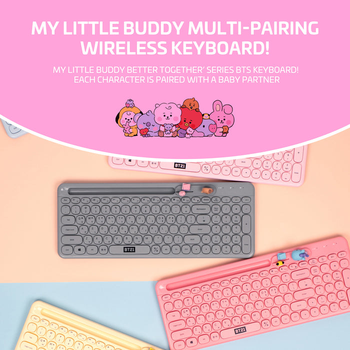 [BT21] New My Little Buddy Better Together Bluetooth Keyboard