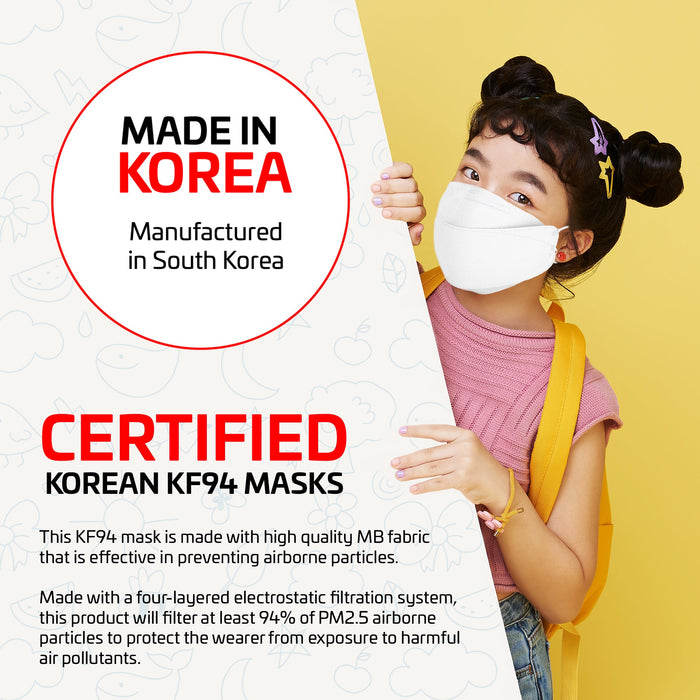 Evergreen KF94 Cleantop Adjustable Strap KIDS SMALL(White)-PN95