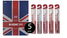 Kent Crystal Finest Soft Toothbrushes Pack of 5 - Super Soft Toothbrush for great dental hygiene 