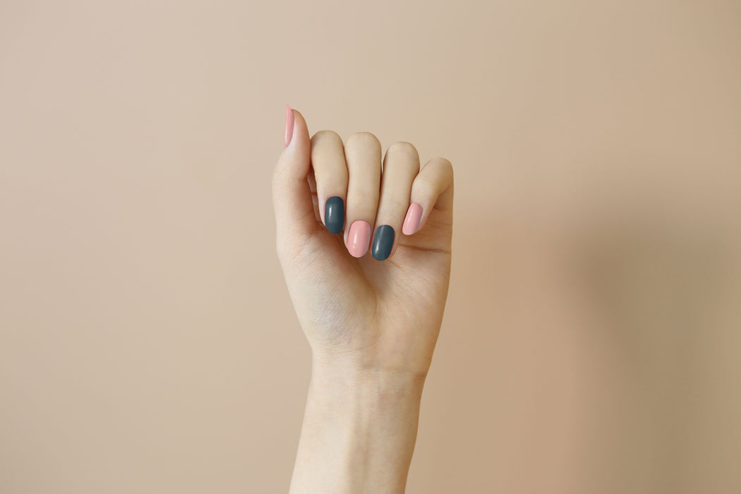 [BellaNella] Nail Sticker - Nude Pink Green BUY 1 GET 1