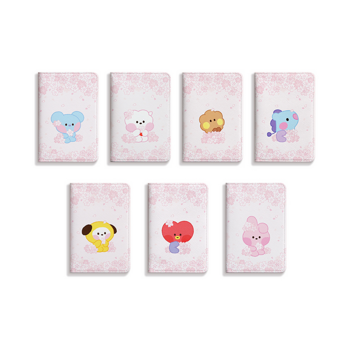 [BT21] Minini Cherry Blossom Passport Case Passport Cover