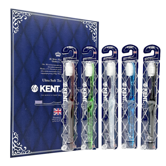 [KENT] Sapphire Ultra Soft Toothbrush (Pack of 5)