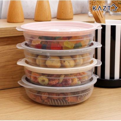 [KAZT] SIMPLECOOK Microwavable Containers 400ML 24pcs