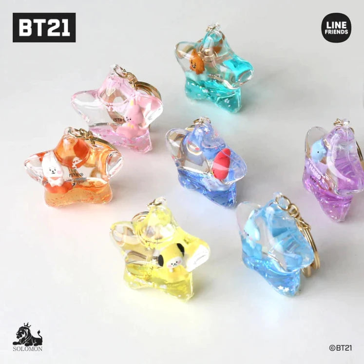 BT21] Acrylic Glitter Key Holder — KollecteUSA